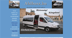 Desktop Screenshot of abibusz.hu